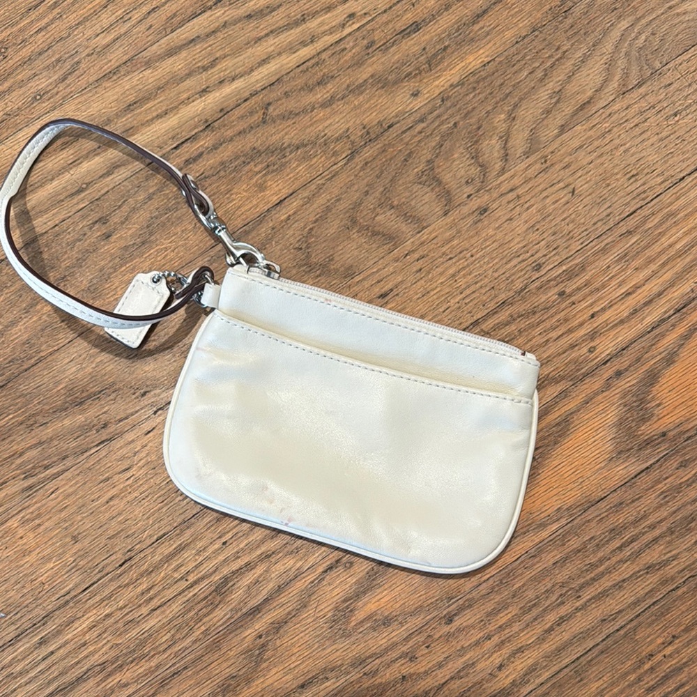 Coach Leather Wristlet